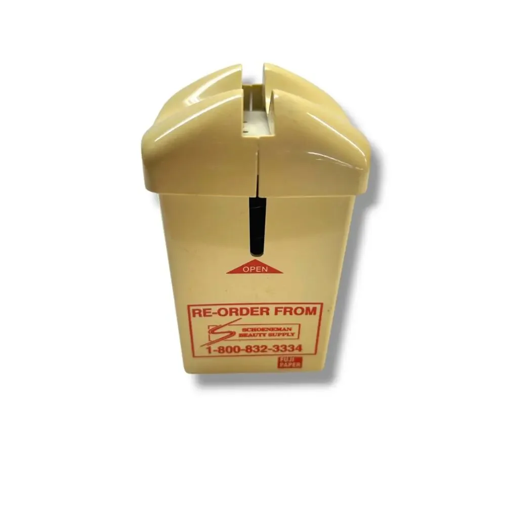 Fuji Paper Hands Free Perm End Paper Pop Up Dispenser Beige